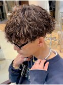 メンズマッシュ波巻きパーマシャドウパーマフェザーパーマ