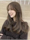 髪質改善で叶えるぷるんと艶めくまろやかくすみブラウン