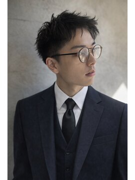 ベル 銀座5丁目店(Belle) 《スーツ仕事でもカッコいい》/シャドウパーマ/ベリーショート