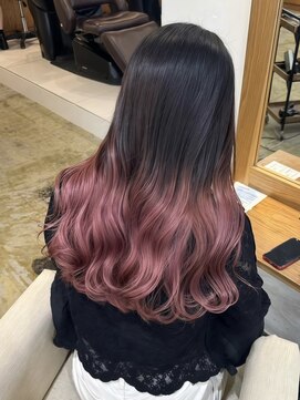 ディフィー 梅田(Defi) ピンクグラデーションカラー/大阪/梅田/デザインカラー