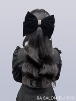 アールエーサロンモノクロ 秋葉原(RA SALON モノクロ)&nbsp;【綺麗めヘア】バレッタハーフアップ♪