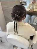 結婚式用ヘアセット