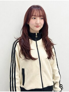 ウルト(ult) レイヤーカット と 暖色カラー