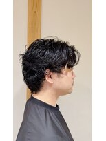 銀座八 【銀座メンズカット】銀座八×ロッドパーマ<理容室>
