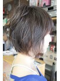 ニュアンシーショートパーマ×骨格補正カット