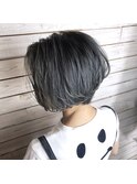 グレージュショート