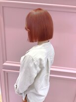 リー 梅田(Lee)&nbsp;Lee梅田★ワンレンボブ×レッドオレンジ