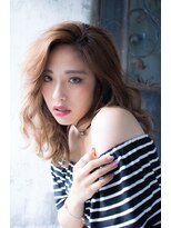 ロンドプランタン 恵比寿(Lond Printemps)&nbsp;かきあげバング 外国人風ウェーブ