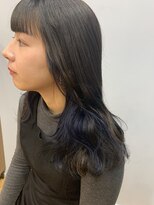 ロックス バイ マグ 松本(rocks BY MAG)&nbsp;10代20代30代/大人かわいい/艶感グレージュ/ブルー/インナカラー