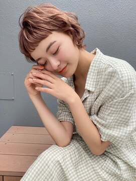 ショコラ ウメダ(Chocolat UMEDA) #Aラインボブ#マロンベージュ#ふわふわショート#ショコラ梅田