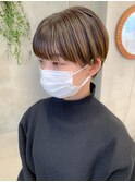 マッシュショート、刈り上げショート、ワイドバング