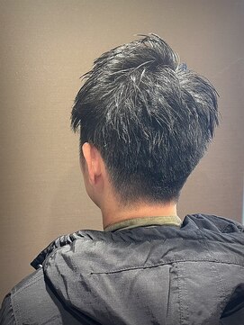 ヒロギンザ 銀座一丁目店(HIRO GINZA) ツーブロックかきあげスタイル