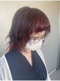 カシスでバイカラーフェイスフレーミング#恒吉