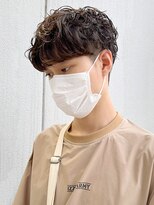 アイティーバイアルバム 下北沢店(IT by ALBUM)&nbsp;メンズパーマ_束感ショートツーブロックマッシュ_ba407171