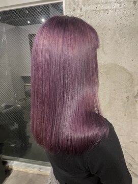 ラニヘアサロン(lani hair salon) ピンクパープル（ブリーチ１回）