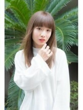 トップスタイル リッチ シアーベージュで作るサラサラストレート