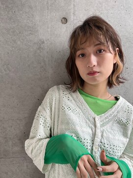 シェール(cher) インナーカラー/アッシュブロンド【cher西宮北口:三田】