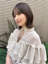 ルネ 北千住(Renee)&nbsp;フェミニンボブ_ ダークアッシュチェリーブラウンフェミニン