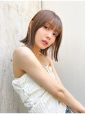 ブラウンアッシュ×ハイライト