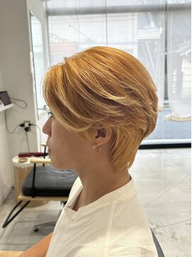 ビューバイネオリーブ 用賀店(Beau'r by neolive) 韓国マッシュニュアンスパーマダークアッシュ《用賀》