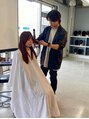 アース 熊本下通店(HAIR & MAKE EARTH) 母校美容学校にスペシャルゲストとして行ってます♪