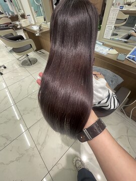 アッシュ 下北沢店(Ash) 髪質改善ラベンダーピンクベージュカラー