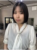 シンプルなボブ