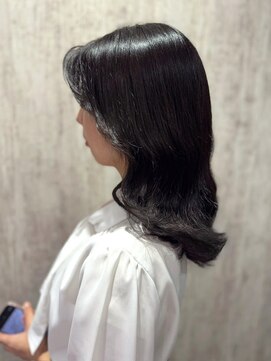 テトテ 門戸厄神店(tetote) 【tetote門戸厄神/村山】黒髪/レイヤーロング/小顔スタイル