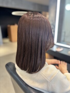 エミュ 伏見 国際センター(emu) 赤みブラウン/冬カラー/美髪/美肌カラー/ミディアム