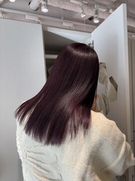 ムーム(Momb) ブリーチ無しで作るラベンダーグレー