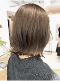 【NOA】大人外ハネニュアンスカラーボブ