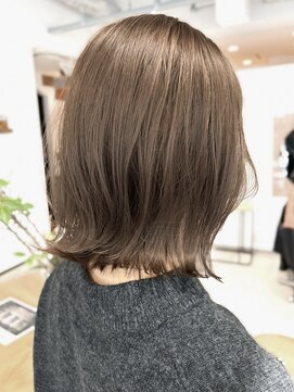 ノア 三宮店(NOA) 【NOA】大人外ハネニュアンスカラーボブ