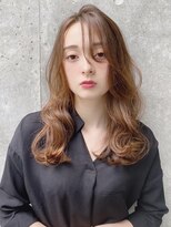 かきあげロング　フェアリーカール　ゆる波ウェーブ