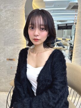 ロンドガーネット 池袋(Lond garnet) イメチェン外ハネボブ美髪ワイドバング/ショートボブ髪質改善