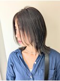 ホワイトグレージュデジタルパーマミニウルフ天王町HA614