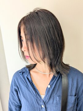 エンクス 天王町店(enx) ホワイトグレージュデジタルパーマミニウルフ天王町HA614