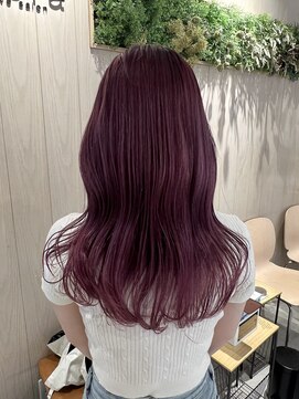 フリーラ 表参道(freera) ケアブリーチカラーボルドーカラーワインレッドカラー