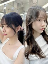 ロンドガーネット 池袋(Lond garnet)&nbsp;韓国レイヤー/韓国風/ボブ/髪質改善/黒髪/ブリーチなし〔池袋〕