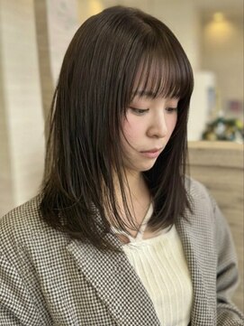 ミディアムレイヤー フェイスレイヤー レイヤーカット 仙台/岩切