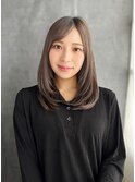 「艶髪ケア×大人のナチュラルストレート」