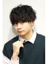 リップス 難波(LIPPS) 【強めスパイラル】前下がりマッシュ