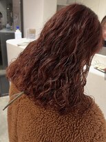 ナリー 河原町(Nary)&nbsp;オレンジロングパーマ/三田/Nary河原町/京都美容室