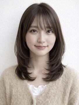 フリップビーアヴェダ(FLIP B AVEDA) 本八幡×レイヤーカット×ナチュラルブラウン