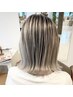 【人気No.1】LAULEA式白髪ぼかしハイライト＋カラー＋カット￥17600円