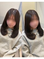 エレノア 枚方(Eleanor)&nbsp;【梅木】ミディアムレイヤー/顔まわりレイヤー/枚方