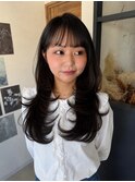 大分韓国かき上げレイヤーカット大人レイヤー顔まわりレイヤー