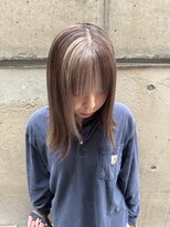 レフ(LEF)&nbsp;セクションカラー／デザインカラー／ブラウンデザイン
