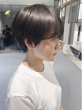 フィルムス 銀座(FILMS) レイヤーカット/デザインカラー/ウェットヘア/オリーブベージュ