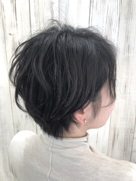 ヘア ドレス リッケ(hair dress lykke) 【lykke】エフォートレスボブ×Dark ash grey