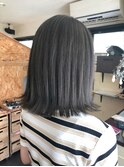 透け感外ハネボブ